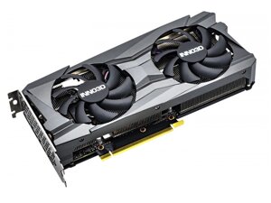 Видеокарта inno3D geforce RTX 3060 twin X2 OC LHR 1792mhz PCI-E 4.0 12288mb 15000mhz 192-bit HDMI 3xdp N30602-12D6x-11902120H