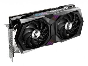 Видеокарта MSI geforce RTX 3060 gaming X 12G LHR 1852mhz PCI-E 4.0 12288mb 15000mhz 192 bit 3xdp HDMI RTX 3060 gaming X 12G