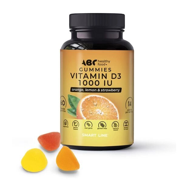 Витамин Д3 вкус фруктов и ягод ABC Healthy Food пастилки жевательные 2г 60шт от компании Admi - фото 1
