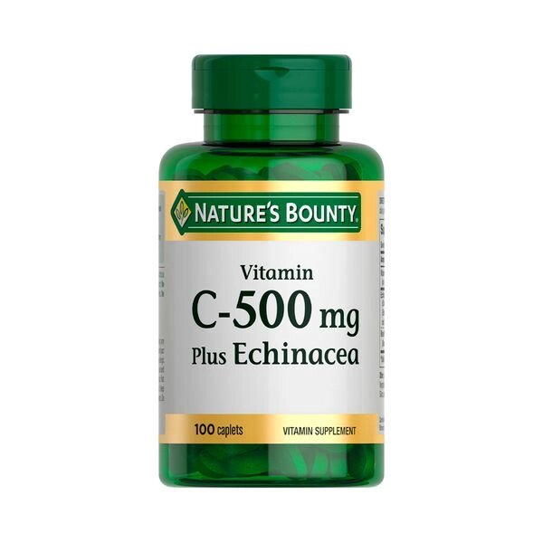 Витамин С+Эхинацея Nature's Bounty/Нэйчес баунти таблетки 500мг 100шт от компании Admi - фото 1