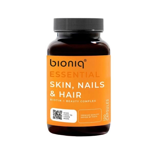 Витаминный комплекс для поддержки естественной красоты Skin, nails & hair Bioniq Essential капсулы 120шт от компании Admi - фото 1