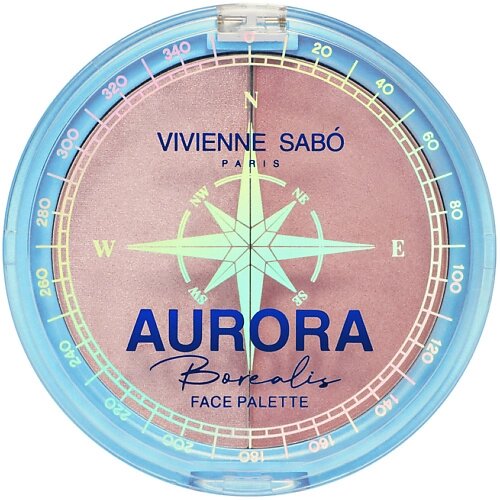 VIVIENNE SABO Палетка для лица Aurora Borealis от компании Admi - фото 1