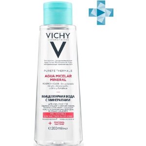 Вода мицеллярная с минералами для чувствительной кожи Purete Thermale Vichy/Виши 200мл