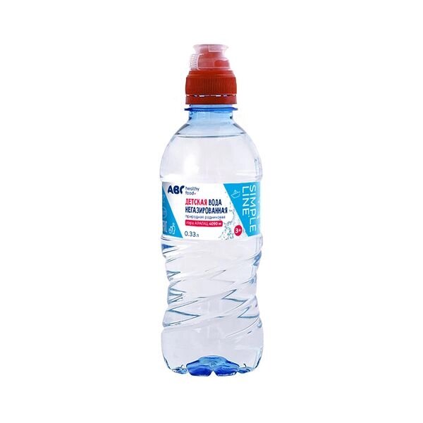 Вода питьевая природная для детского питания негазированная 0+ ABC Healthy Food 330мл от компании Admi - фото 1