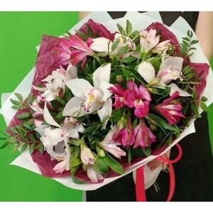 Vornikov bouquets букет с орхидеями бабочки в животе