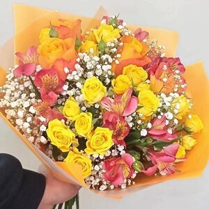Vornikov bouquets букет с розами осенний вальс