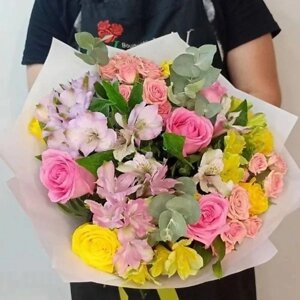 Vornikov bouquets букет с розами весеннее чувство