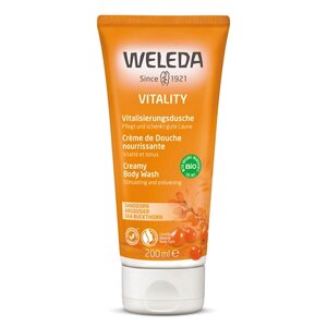 WELEDA Восстанавливающий крем-гель для душа Vitality Sea Buckthorn с облепихой 200.0