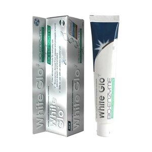 WHITE GLO Зубная паста биоэнзим, отбеливающая