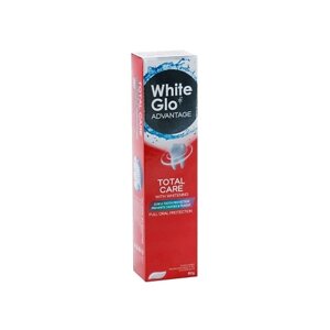 WHITE GLO Зубная паста отбеливающая Тотальная защита