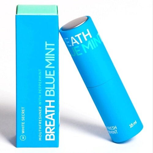 WHITE SECRET Освежитель для полости рта Breath Blue Mint 15 от компании Admi - фото 1