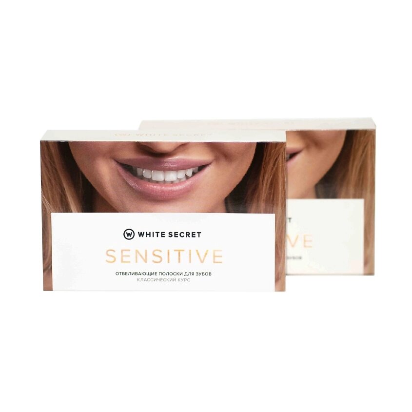 WHITE SECRET Полоски для домашнего отбеливания зубов "Sensitive" 1 от компании Admi - фото 1