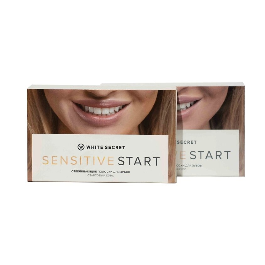 WHITE SECRET Полоски для домашнего отбеливания зубов "Sensitive Start" 1 от компании Admi - фото 1