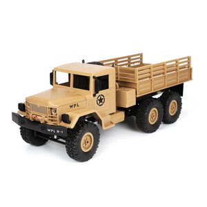 WPL B16 1/16 2.4G 6WD Военный Грузовик гусеничный внедорожник RC Авто с легким RTR