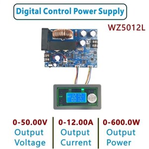WZ5012L 50 В 12 А 600 Вт LED Дисплей Понижающий преобразователь постоянного тока в постоянный ток CC CV Понижающий модул