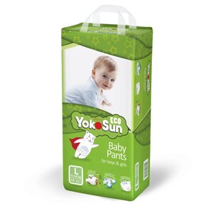 YOKOSUN Детские подгузники-трусики Eco размер L (9-14 кг) 44.0