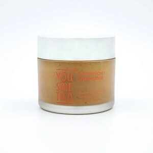 YOUSMETICA Гликолевая осветляющая маска для лица с Тыквой и Мёдом Pumpkin Honey Glycolic Mask