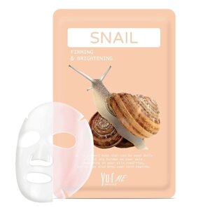 YU. R Тканевая маска для лица с фильтратом улиточного секрета ME Snail Sheet Mask 25.0