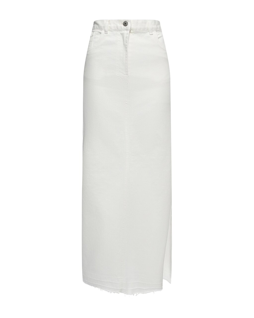 Юбка с разрезом, белая Forte dei Marmi Couture от компании Admi - фото 1