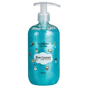 YUMMMY Гель для душа с блестками Blue Curacao