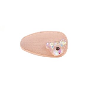 Заколка для волос мягкая мишка, розовый Rena Chris детская