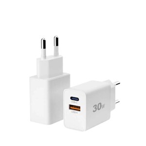 Зарядное устройство Amperin YDS-TC030-011 USB-A - USB-C 30W White 101803