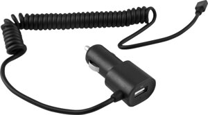 Зарядное устройство автомобильное Bron micro 1.8м 2.4A (USB + кабель microUSB)