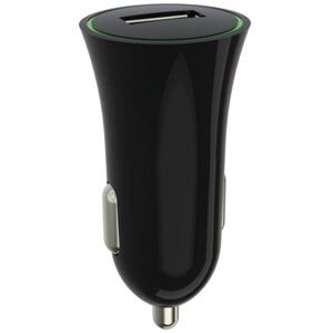 Зарядное устройство автомобильное Stellarway USB-A 1A, черное