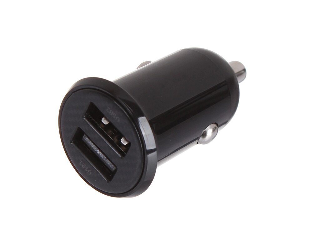Зарядное устройство Baseus Grain Pro Car Charger Dual USB 4.8A Black CCALLP-01 от компании Admi - фото 1