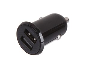 Зарядное устройство Baseus Grain Pro Car Charger Dual USB 4.8A Black CCALLP-01