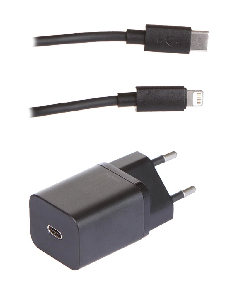Зарядное устройство Baseus Super Si Quick Charger 1C 20W Sets + Cable USB Type-C Black TZCCSUP-B01 от компании Admi - фото 1