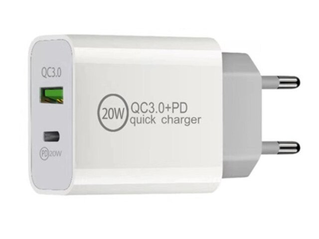 Зарядное устройство KS-is 20W QC3.0/PD3.0 KS-602W от компании Admi - фото 1