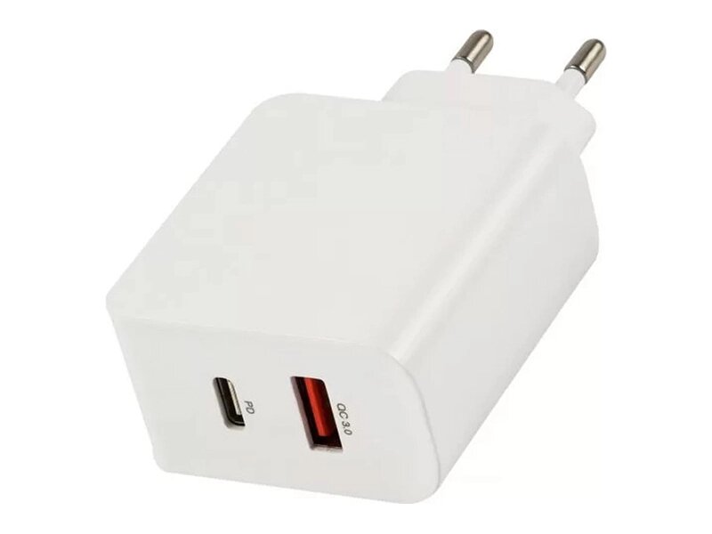 Зарядное устройство Red Line PD-30 Tech USB + Type-C 3A QC 3.0 + PD30 White УТ000026779 от компании Admi - фото 1