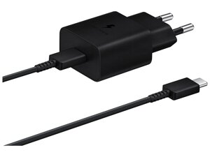 Зарядное устройство samsung EP-T1510 1xusb type-C + cable USB type-C black EP-T1510xbegru