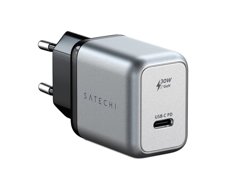 Зарядное устройство Satechi 30W USB-C GaN Wall Space Grey ST-UC30WCM-EU от компании Admi - фото 1