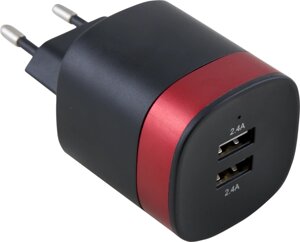 Зарядное устройство сетевое Bron 4.8А (2 USB разъема)