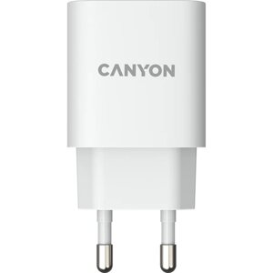 Зарядное устройство сетевое Canyon CNE-CHA20W02 USB-C, белый