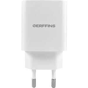 Зарядное устройство сетевое Gerffins USB-A 2,4A, белое