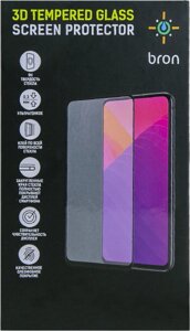 Защитное стекло Bron Anti-Spy для Apple iPhone 11 Pro Max 3D Full Glue (черная рамка)