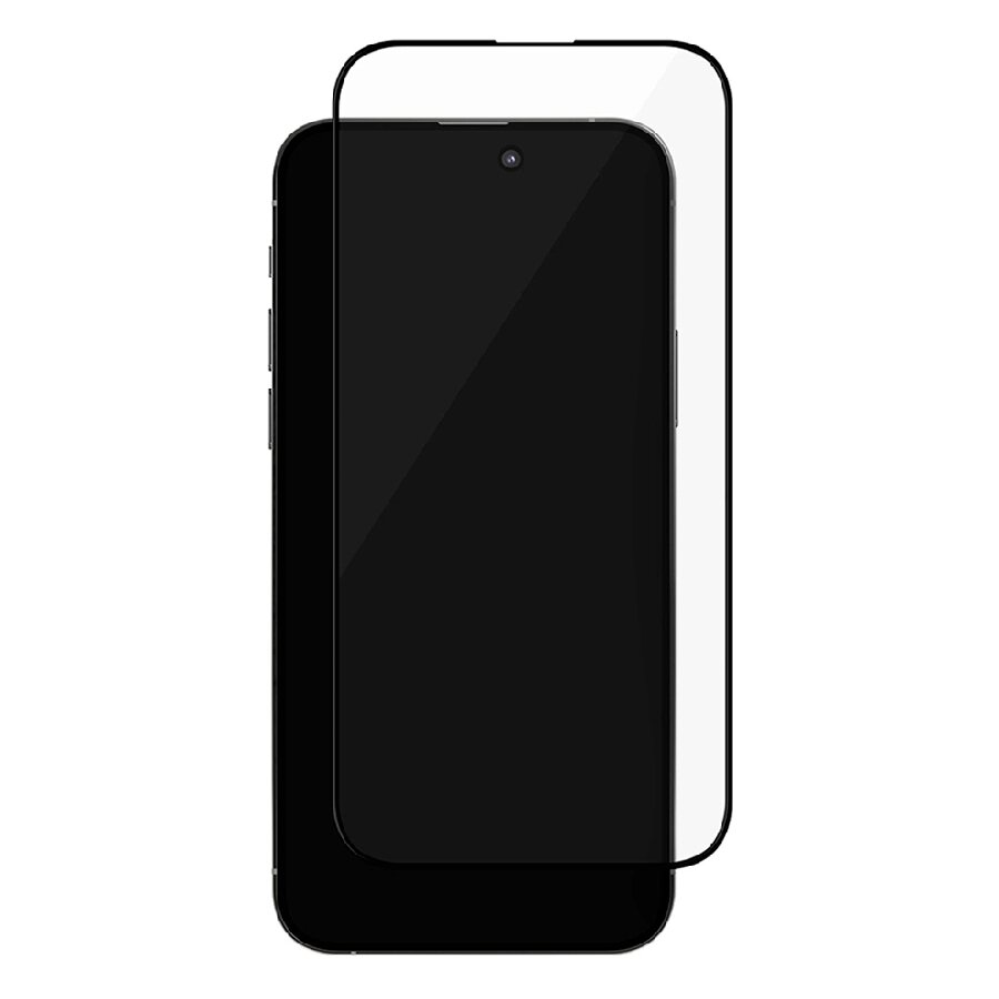 Защитное стекло для iPhone 14 Pro Max полноэкранное черное техпак от компании Admi - фото 1