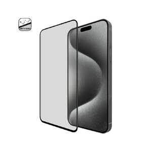 Защитное стекло для iPhone 15 Pro Max Cabal Premium полноэкранное черное