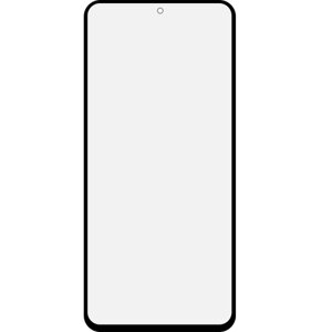 Защитное стекло RedLine для Xiaomi Redmi Note 13, Redmi Note13 Pro, POCO M6, 2.5D Full Glue (черная рамка)