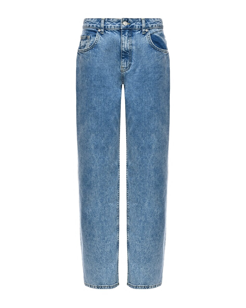 Зауженные голубые джинсы Mo5ch1no Jeans от компании Admi - фото 1