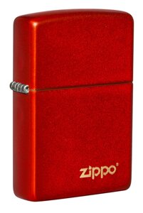 Зажигалка Classic Metallic Red ZIPPO с логотипом Zippo