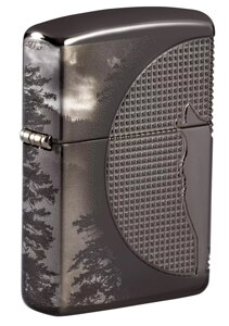 Зажигалка ZIPPO Armor High Polish Black Ice, латунь/сталь, 38x13x57 мм