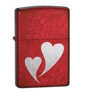 Зажигалка Zippo Double Hearts 24183, латунь