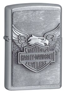 Зажигалка ZIPPO Harley-Davidson, покрытие Street Chrome