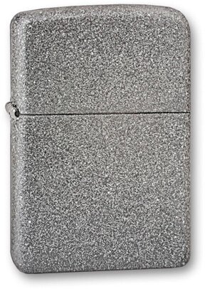 Зажигалка ZIPPO, латунь с покрытием Iron Stone, серый, матовая, 36х12x56 мм от компании Admi - фото 1