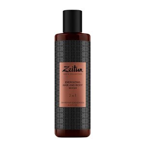 ZEITUN Гель для душа и шампунь 2 в 1 очищающий для мужчин Men's Collection. Energizing Hair&Body Wash