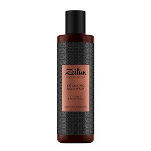 ZEITUN Освежающий гель-скраб для душа для мужчин с эвкалиптом и зеленым чаем Men's Collection. Exfoliating Body Wash